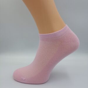 POLSKIE BAWEŁNIANE SKARPETKI STOPKI RÓŻOWE - KRASZAN