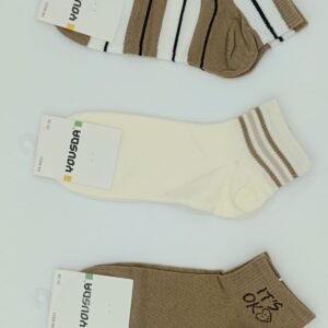 DAMSKIE SKARPETKI BAWEŁNIANE  3 PARY