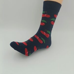 Polskie skarpety bawełniane wiśnie