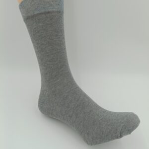 POLSKIE BAWEŁNIANE SKARPETY SZARE SKARPETKI WYSOKIE - KRASZAN