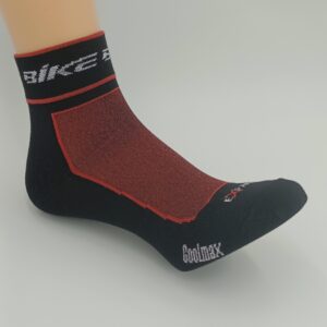 POLSKIE SKARPETKI COOLMAX NA ROWER CZARNE ZA KOSTKĘ