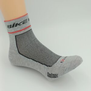 POLSKIE SKARPETKI COOLMAX NA ROWER SZARE