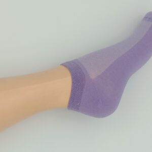 POLSKIE SKARPETKI BAWEŁNIANE FIOLETOWE STOPKI - KRASZAN