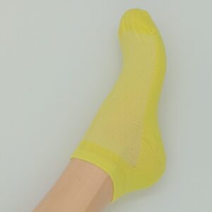 POLSKIE SKARPETKI BAWEŁNIANE STOPKI ŻÓŁTE - KRASZAN