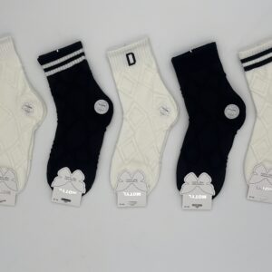 SKARPETY BAWEŁNIANE DAMSKIE MOTYL 5 PAR