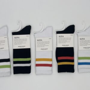 SKARPETY SPORTOWE BAWEŁNIANE ALINA 5 PAR