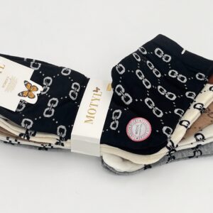 DAMSKIE SKARPETY MOTYL 5 PAR