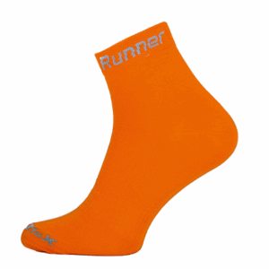 POLSKIE SKARPETKI COOLMAX POMARAŃCZOWE ZA KOSTKĘ