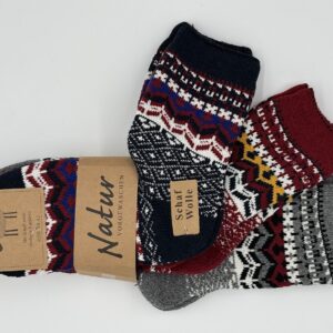 Damskie skarpetki z wełny alpaki 3 pary